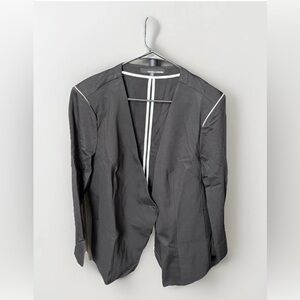 Amanda + Chelsea Black Open Front Topper Blazer – 1X – NWT